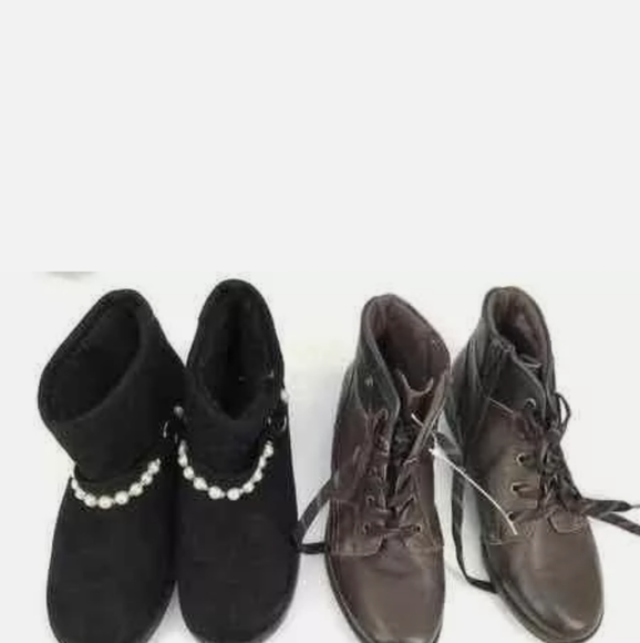 Lot set 17 pairs leather suede boots booties 7 7.5 - Picture 2 of 8